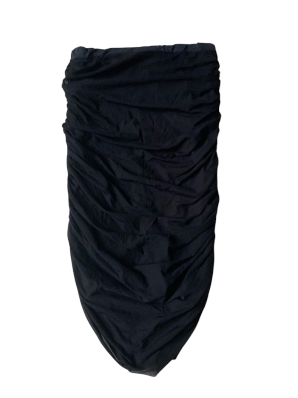 Metalicus Ruched Bodycon Tube Skirt/Dress One Size